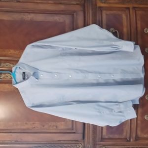 Men's blue CHAPS casual button down